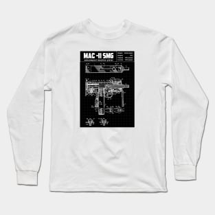 MAC-11 SUBMACHINE GUN Long Sleeve T-Shirt